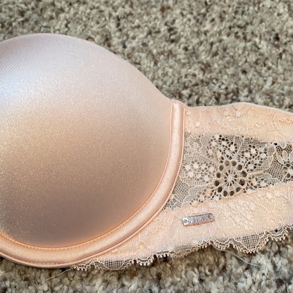 Blush PINK Date Plunge Multi-Way Bra - Picture 2 of 7